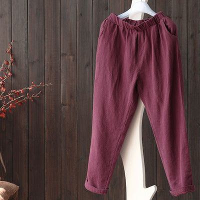 Pantalones harem holgados y ajustados de estilo casual - Image 11