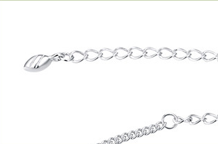 Pulsera de Tobillo de Plata con Borlas - Diseño Minimalista - Image 12