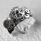 Creative Mechanical Precision Plateado Dial Ring Plateado Tamaño 6