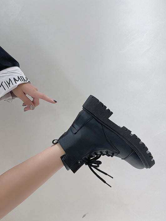Botines Británicos para Mujer con Tacón Grueso - Image 8