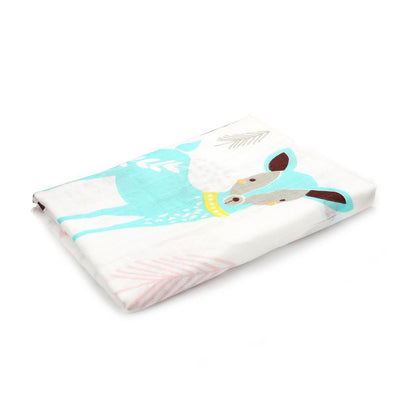 Manta de Gasa Doble Capa de Algodón para Envolver Bebés - Image 56
