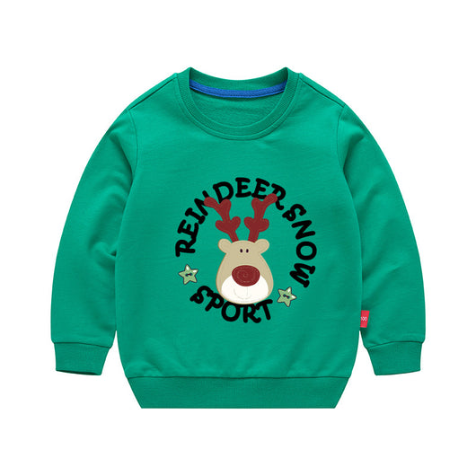 Sudadera Infantil Estilo Coreano Cuello Redondo para Niños - Image 6