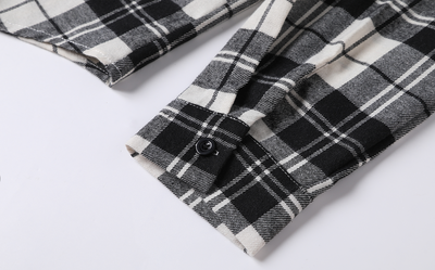 Camisa Casual de Cuadros para Adolescentes - Image 5