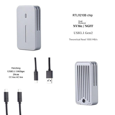 Adaptador Dual Protocolo 10Gbps Carcasa Aluminio CNC con Disipación Térmica - Image 6