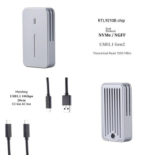 Adaptador Dual Protocolo 10Gbps Carcasa Aluminio CNC con Disipación Térmica - Image 6