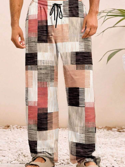 Pantalones Casuales para Hombre con Patrón Cuadros - Diseño Moderno y Versátil - Image 15