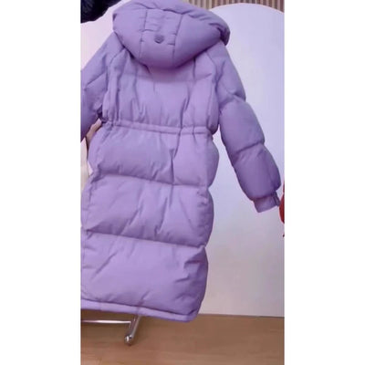 Chaqueta Acolchada de Plumón para Mujer Estilo Coreano Invierno - Image 6