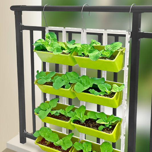 Jardinera Rectangular Colgante para Balcón y Terrazas