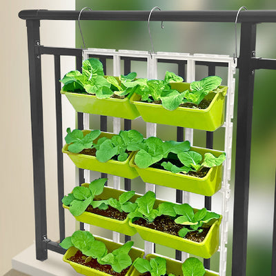 Jardinera Rectangular Colgante para Balcón y Terrazas