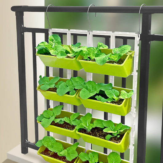 Jardinera Rectangular Colgante para Balcón y Terrazas