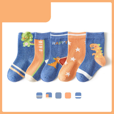Calcetines Infantiles con Dinosaurio y Estrella - Diseño Moderno para Niños - Image 15