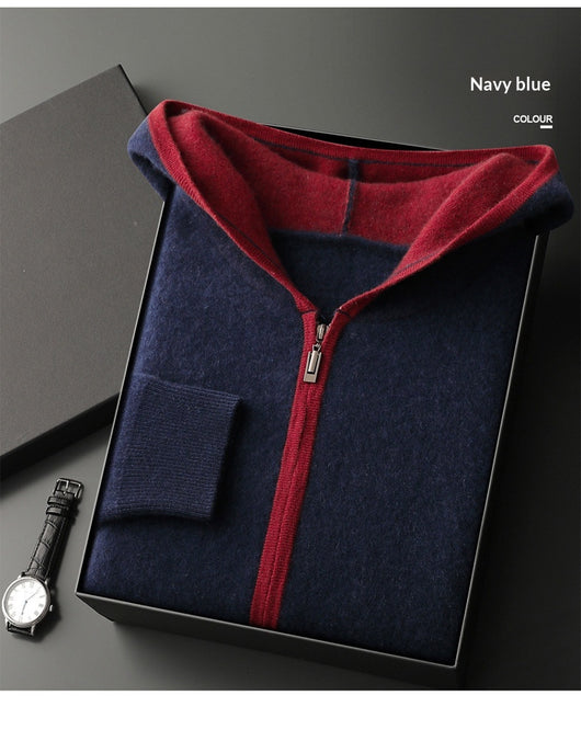Cardigan de Cachemira con Cierre de Cremallera y Capucha - Image 25