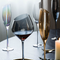 Copa de Vino Cristal Premium con Boca Oblicua - Juego de Copas para Vino Tinto y Champagne