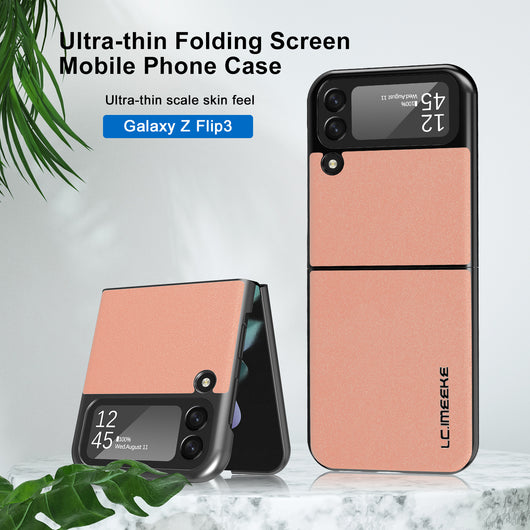 Funda de Cuero para Teléfono Plegable con Protección Total y Acabado Mate