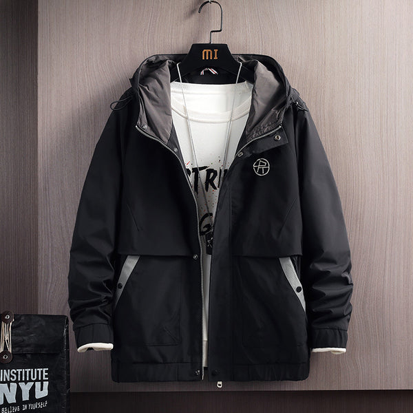Chamarra Hoodie Casual Coreana para Hombre - Estilo Trendy Otoño