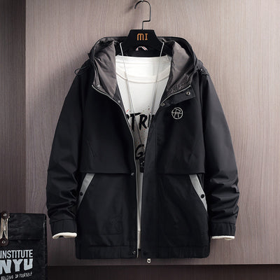Chamarra Hoodie Casual Coreana para Hombre - Estilo Trendy Otoño