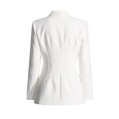 Blazer Slim Fit Patchwork para Mujer - Diseño Moderno y Versátil - Image 18