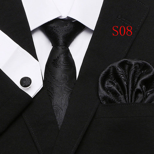 Traje de Tres Piezas Paisley Estilo Europeo y Americano - Image 62