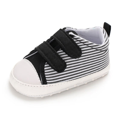 Zapatos Casuales Antideslizantes con Rayas y Velcro - Image 4