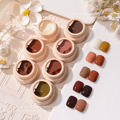 Lata Sólida Color Caramelo Estilo Japonés - Colección Otoño Temprano - Image 17