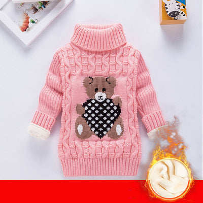 Suéter Infantil Acolchado de Terciopelo - Image 10