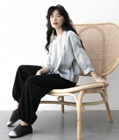 Blusa Elegante Estilo Chino con Cordones para Mujer - Image 12