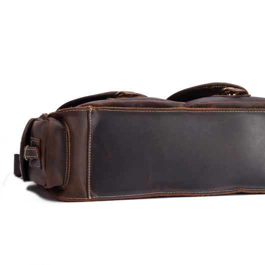 Maletín Ejecutivo de Cuero para Hombre - Estilo Retro Portátil - Image 7