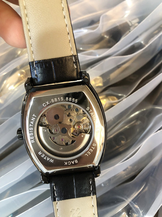 Reloj Mecánico Cuadrado Resistente al Agua para Hombre - Image 30