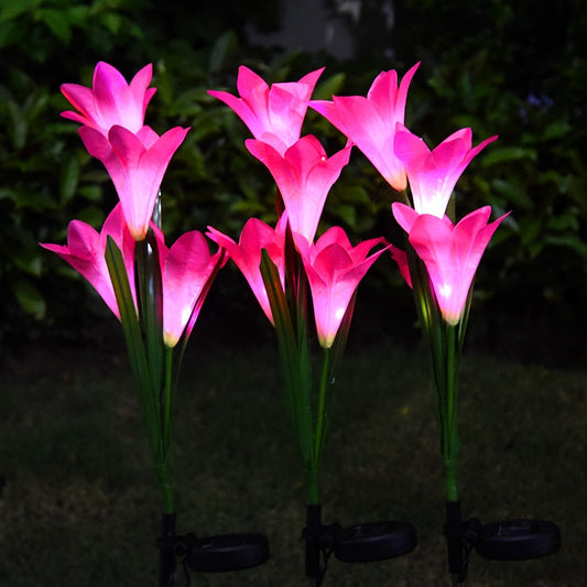 Lámpara Solar LED Multicolor para Jardín y Patio - Image 2