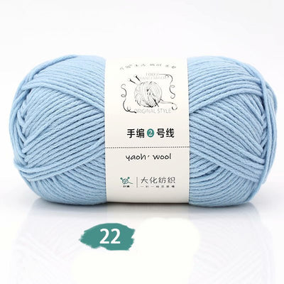 Lana Tejida a Mano Grosor Medio - Kit DIY con Aguja para Bufanda, Gorro y Abrigo - Image 64