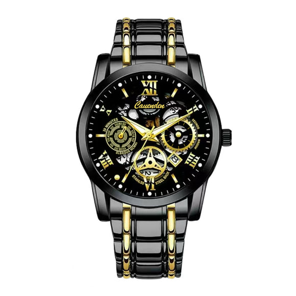 Reloj Deportivo Impermeable con Esfera Calada Luminosa para Hombre