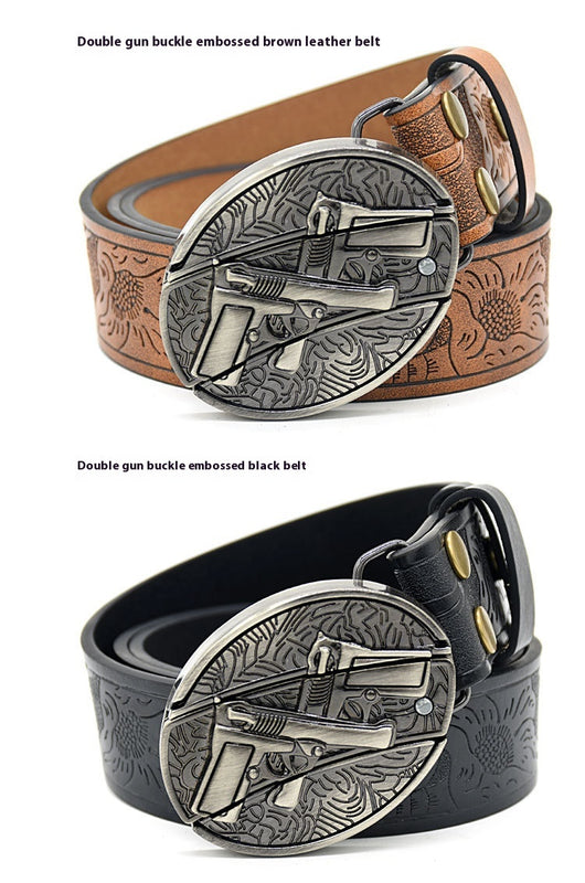 Cinturón de Cuero con Grabado Personalizado y Hebilla Suave - Image 49