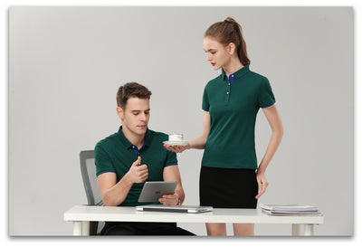 Camiseta de Algodón con Bordado en Solapa - Image 15
