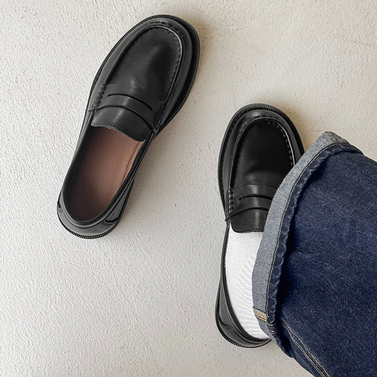 Zapatos Casuales Retro de Negocios para Hombre - Diseño Versátil sin Cordones - Image 2