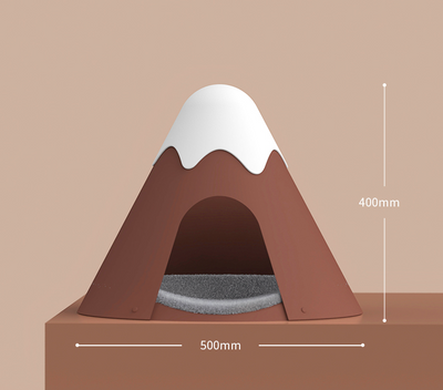 Carpa Térmica Cerrada para Gatos con Techo Nevado - Image 9