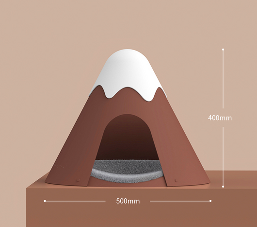 Carpa Térmica Cerrada para Gatos con Techo Nevado - Image 9