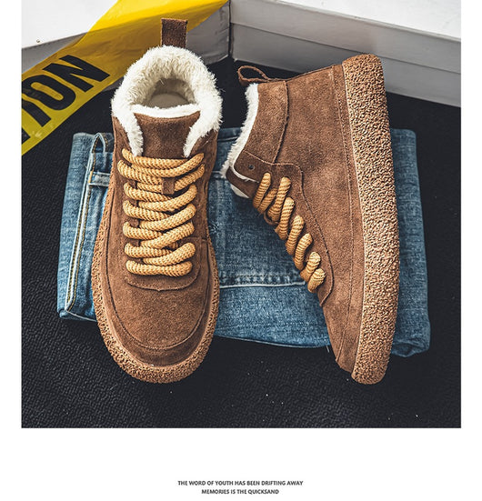 Zapatos Skate Mid-Top de Gamuza con Plataforma para Hombre - Image 14