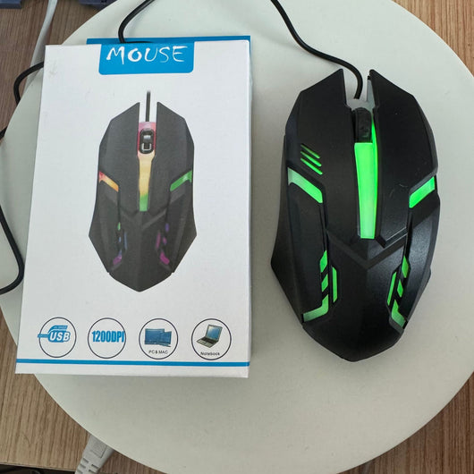 Ratón Gaming con Cable e Iluminación RGB para Oficina y E-sports - Image 13