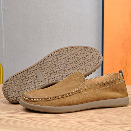 Zapatos Casuales de Cuero Suave Transpirables para Hombre - Image 5