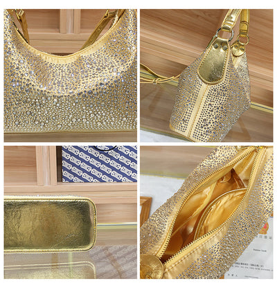 Bolso de Noche Elegante con Strass - Cartera de Gran Capacidad para Mujer - Image 18