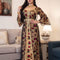 Vestido de Encaje Bordado Estilo Étnico Oriente Medio Dubai