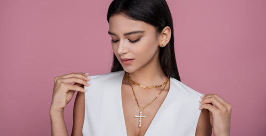 Collar de Plata con Moissanita: Joya Minimalista Elegante Chapada en Oro - Image 6
