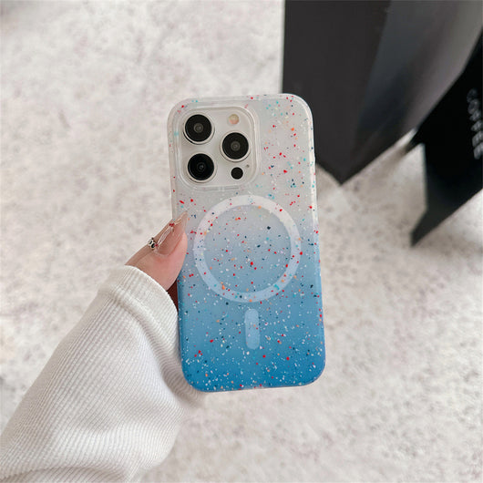 Funda Magnética de Silicona Líquida con Degradado de Colores - Image 16