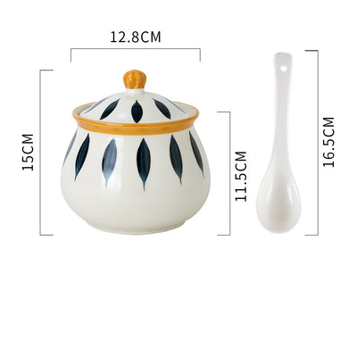 Juego de Recipientes de Cerámica para Condimentos de Cocina - Image 16