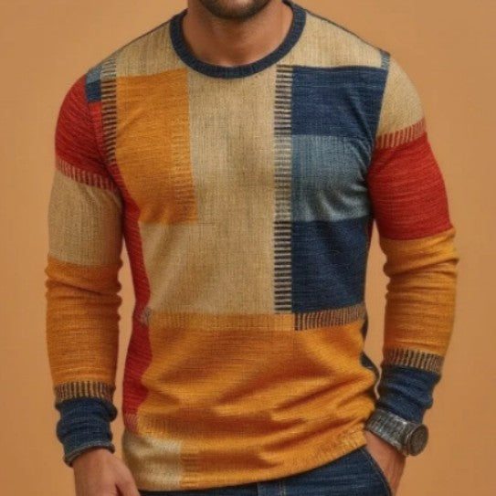 Playera Hombre Estampado 3D Digital Cuello Redondo Moda Contemporánea