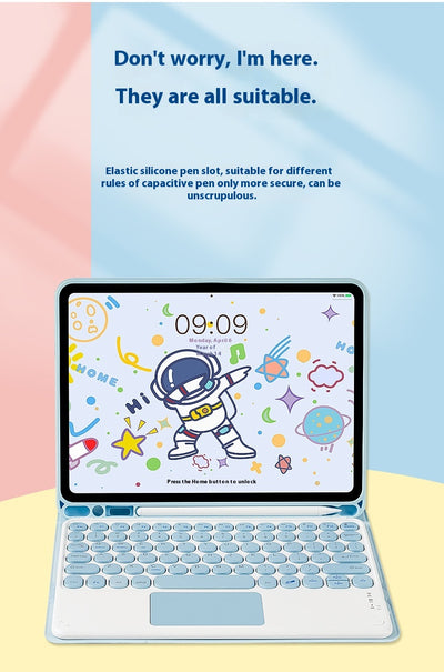 Funda Magnética de Cuero para Teclado con Ranura para Lápiz - Image 34