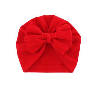 Turbante con Capucha y Moño - Gorro Elegante de Color Liso - Image 25