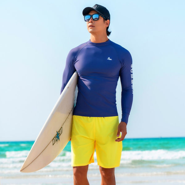 Traje de Baño Manga Larga con Protección Solar para Hombre