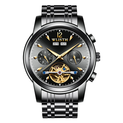 Reloj Mecánico Automático Multifunción Estilo Empresarial Coreano para Hombre - Image 4