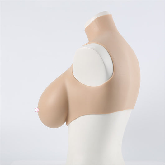 Prótesis de Seno de Silicona con Cuello Alto Relleno para Transformismo - Image 12